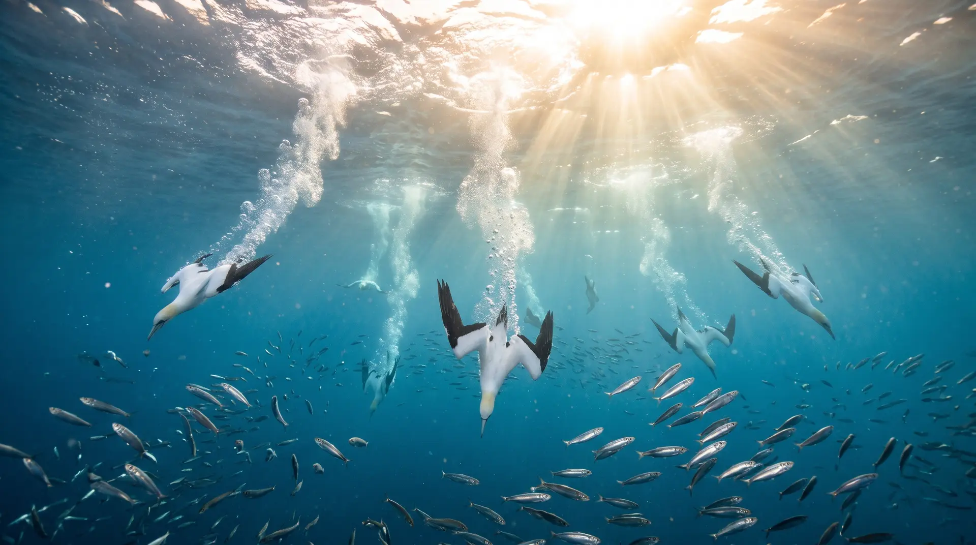 Cape gannets